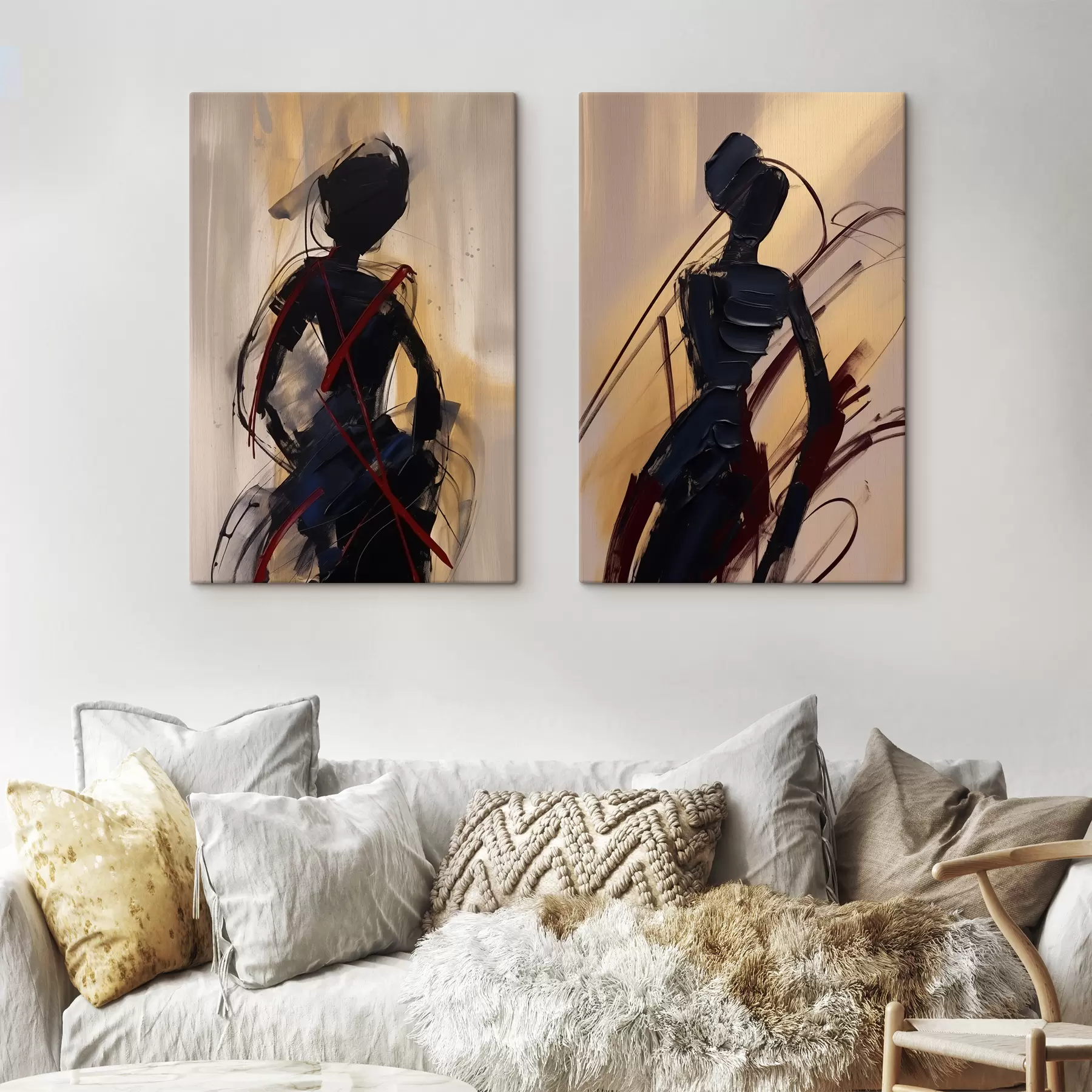 carta da parati Silhouette astratte nr. m01194