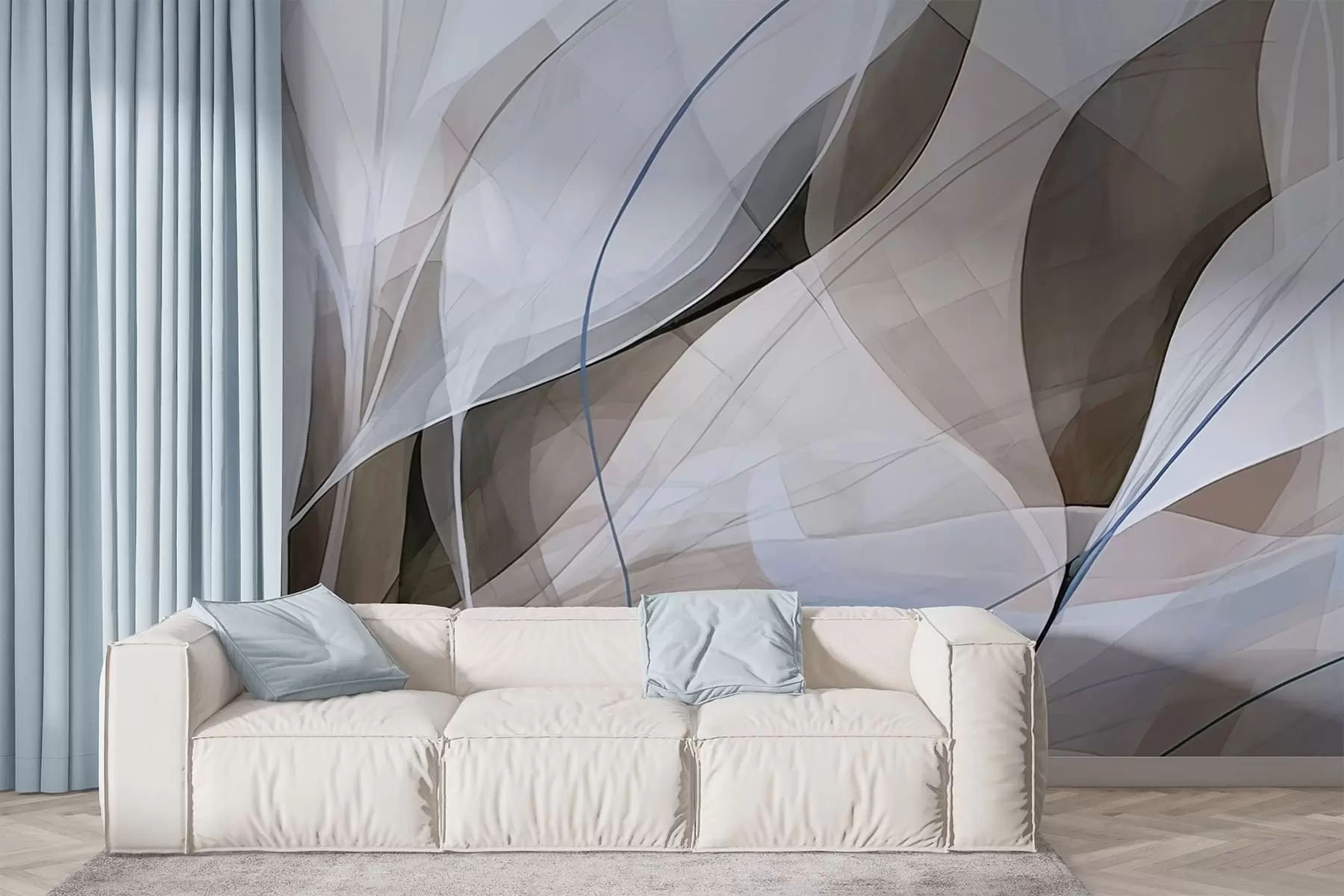 carta da parati Foglie affilate nr. w05084