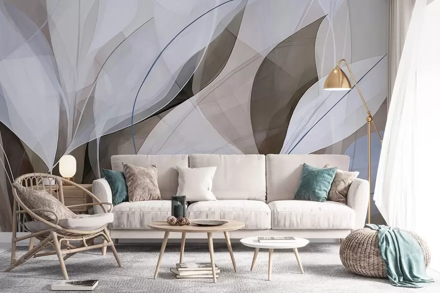 carta da parati Foglie affilate nr. w05084