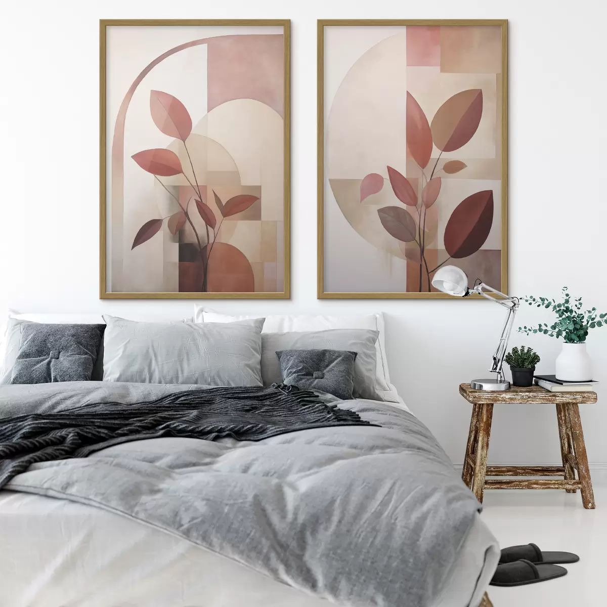 Poster Foglie e scintilla d01128