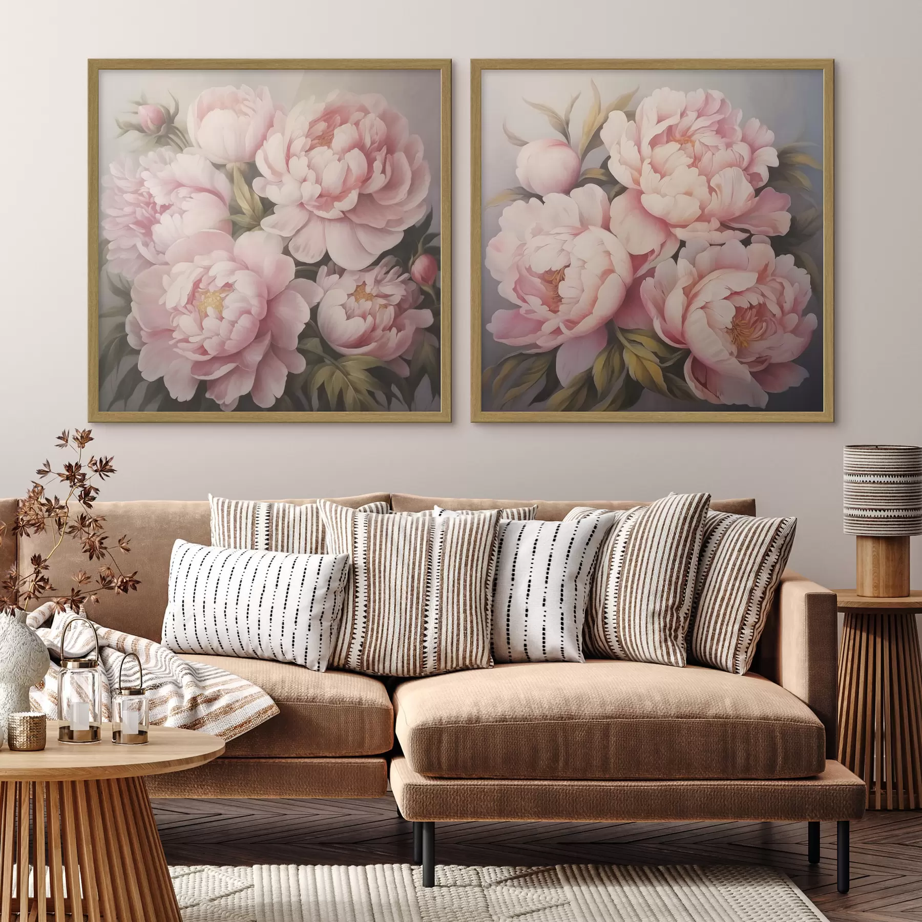 carta da parati Peonie e luce nr. d01129