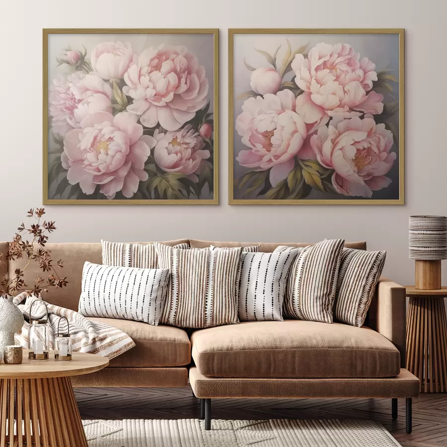 carta da parati Peonie e luce nr. d01129