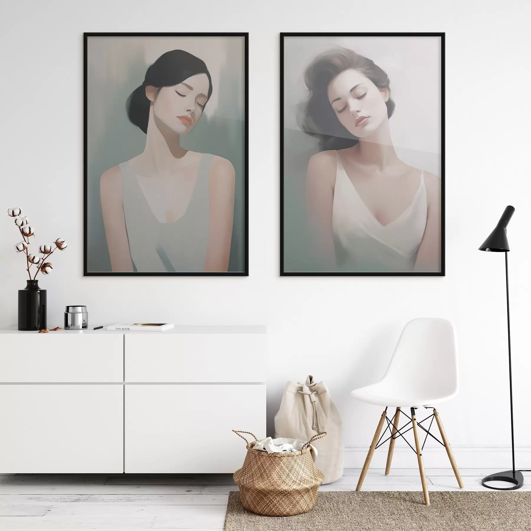 carta da parati Una ragazza con gli occhi chiusi nr. d01188