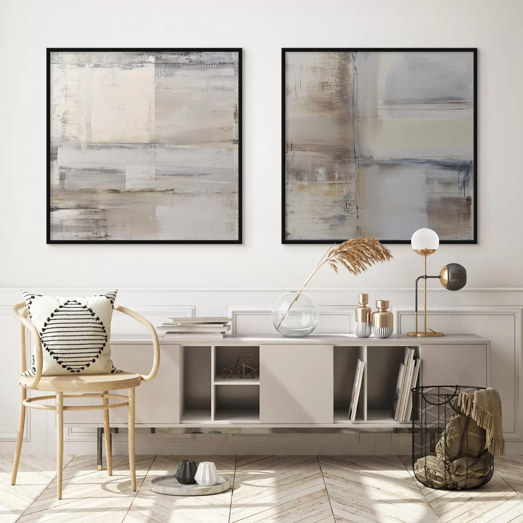 carta da parati astrazione contemporanea in toni tenui nr. d01171