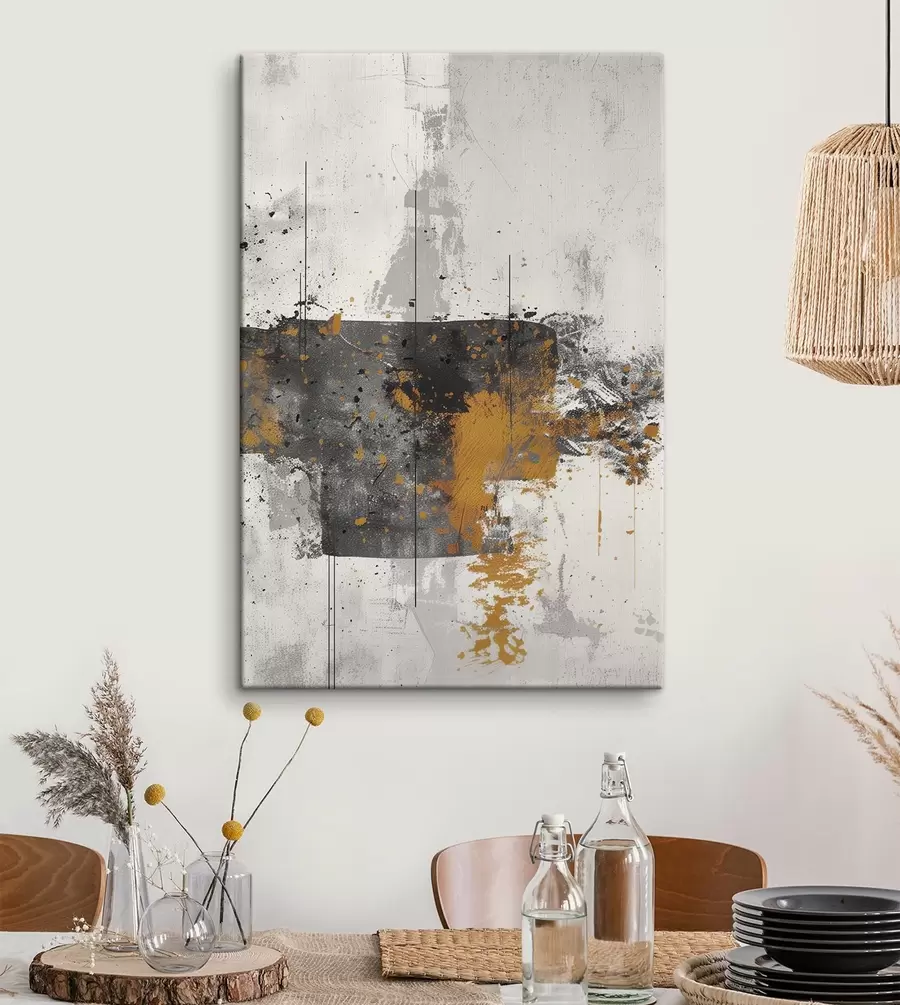 carta da parati Astratto, schizzi, imitazione di vernice su sfondo di cemento nr. s47637