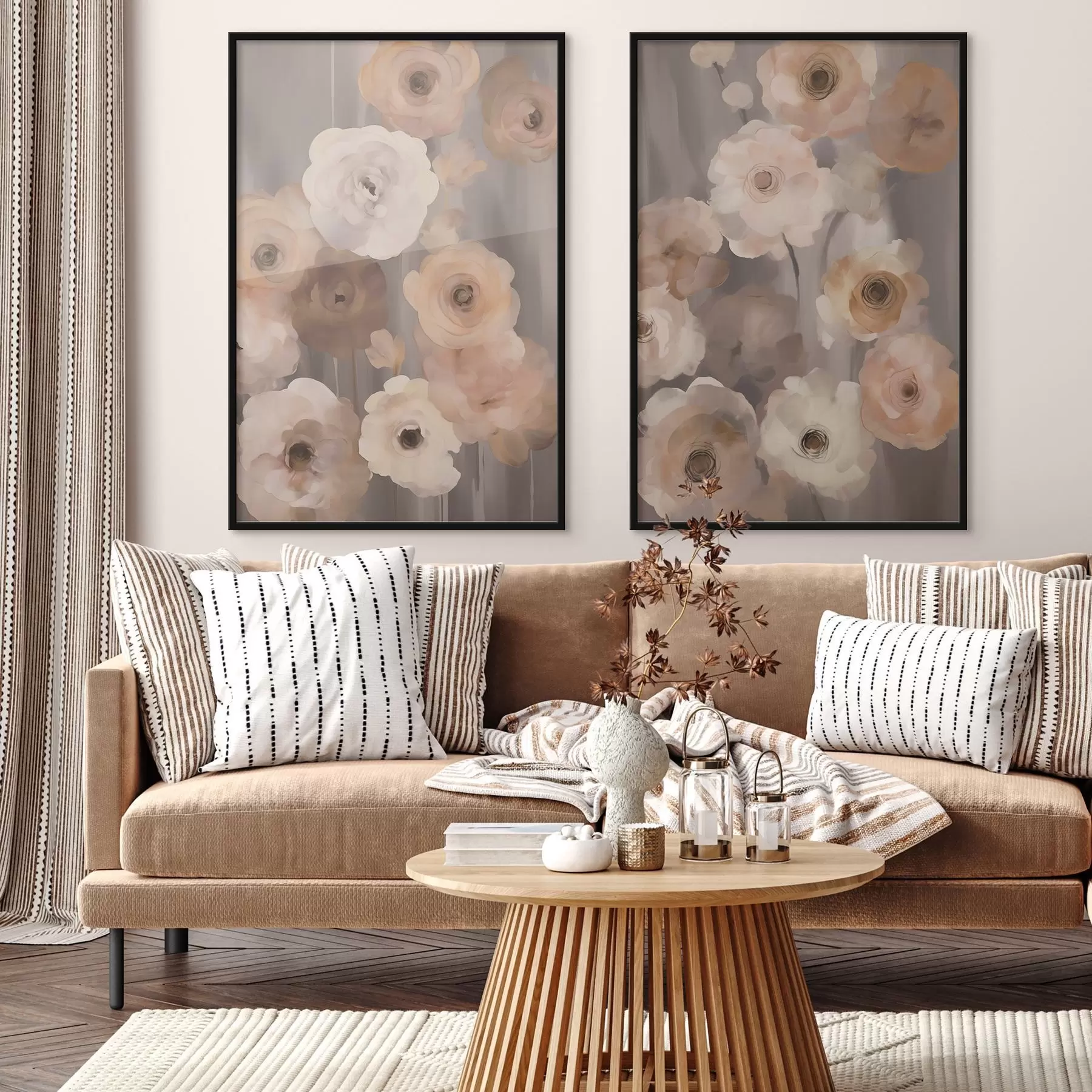 carta da parati Fiori astratti nr. d00542