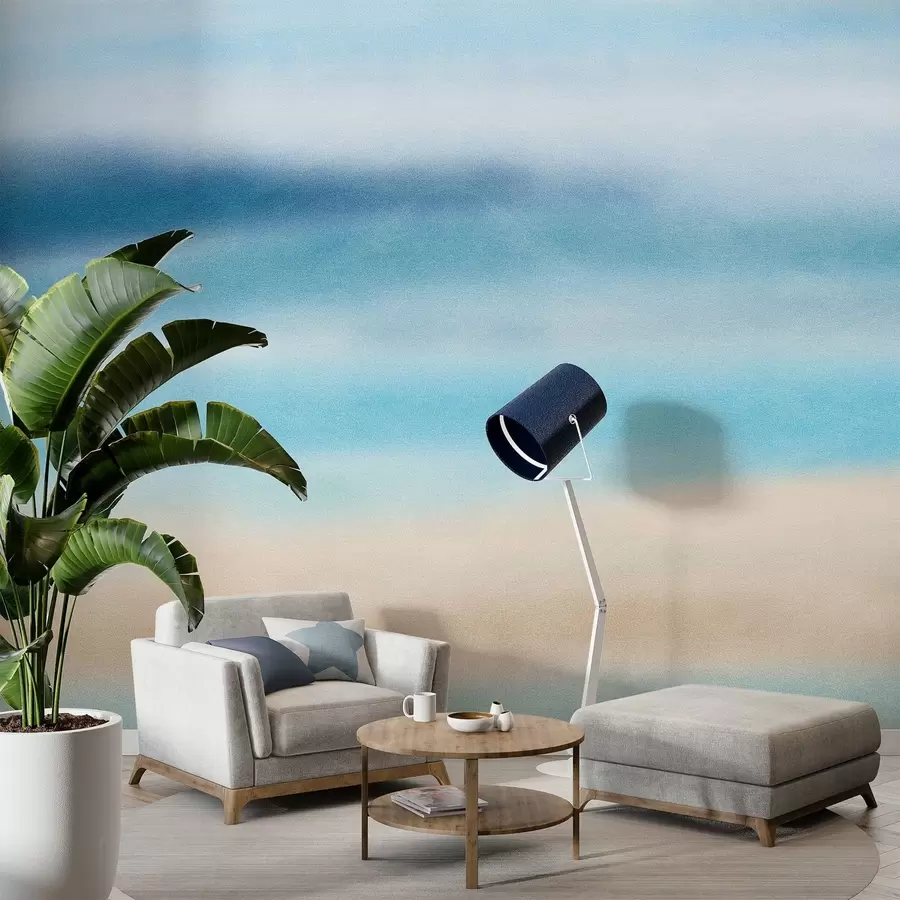 carta da parati dipinto materico in stile acquerello nr. w05066