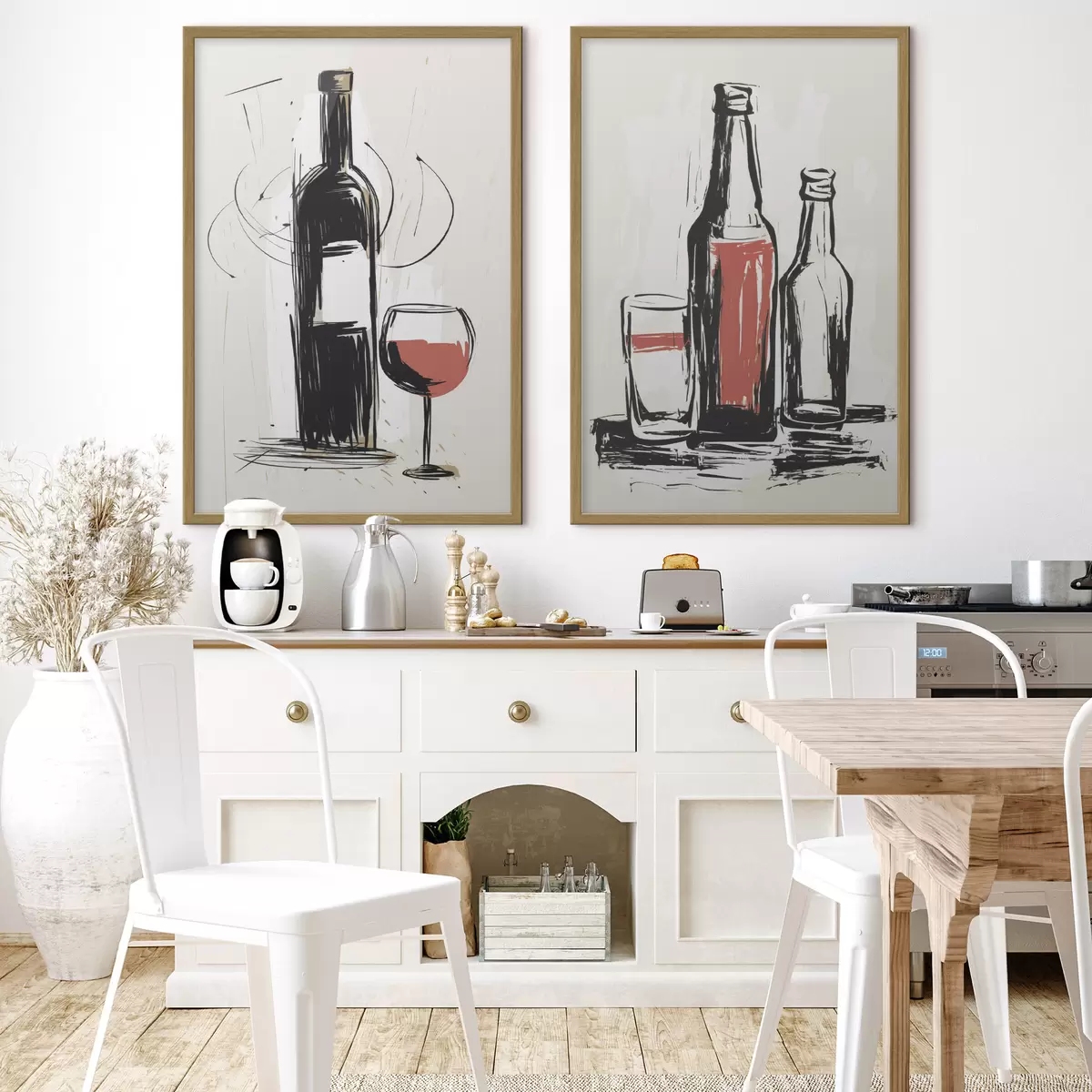 Poster Bottiglie e vetro d01223