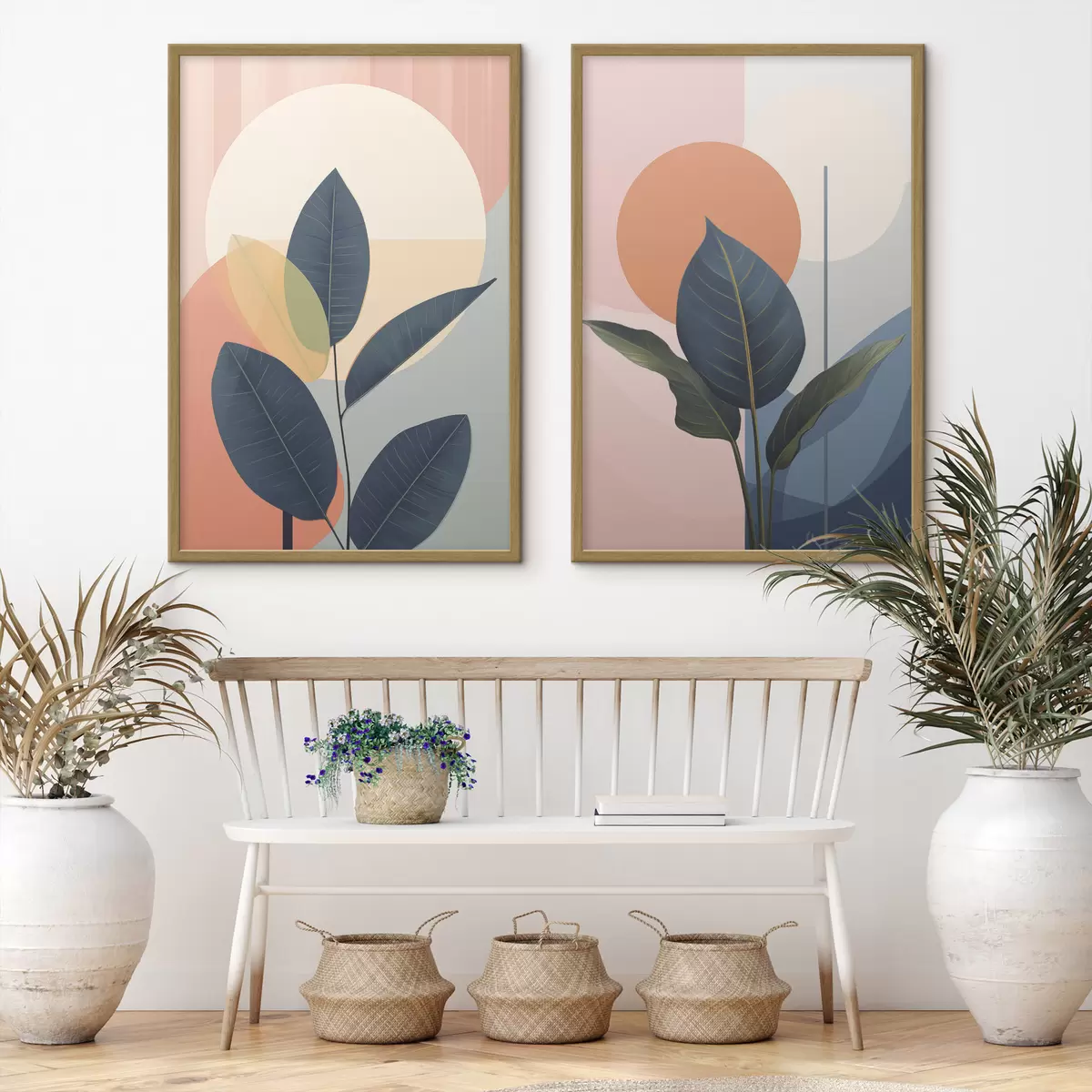 Poster Foglie e eco d01238