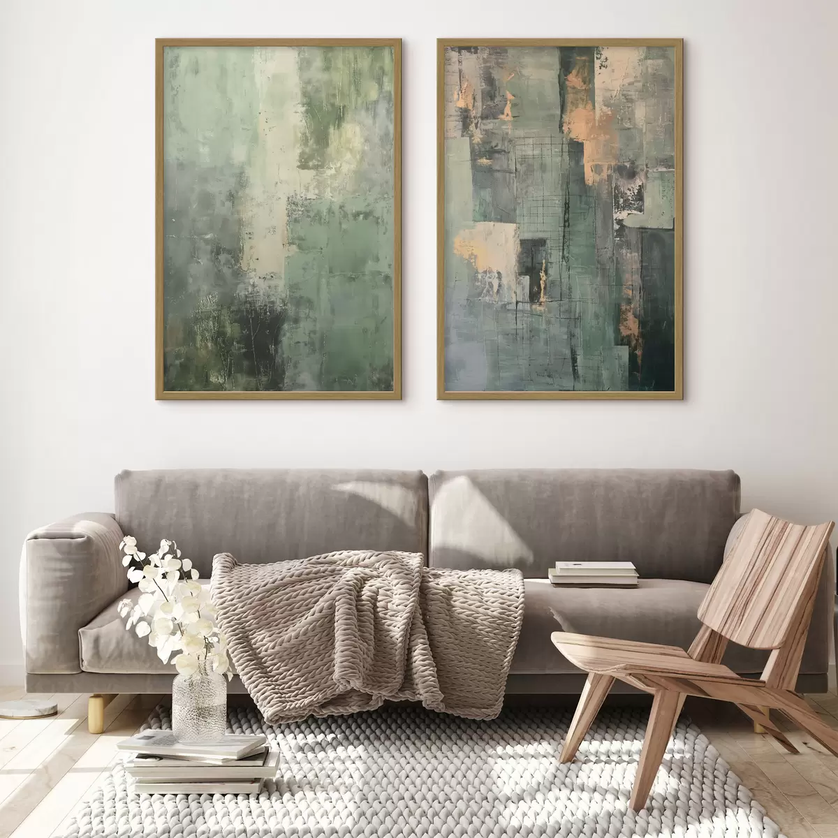 Poster Astrazione verde d01230