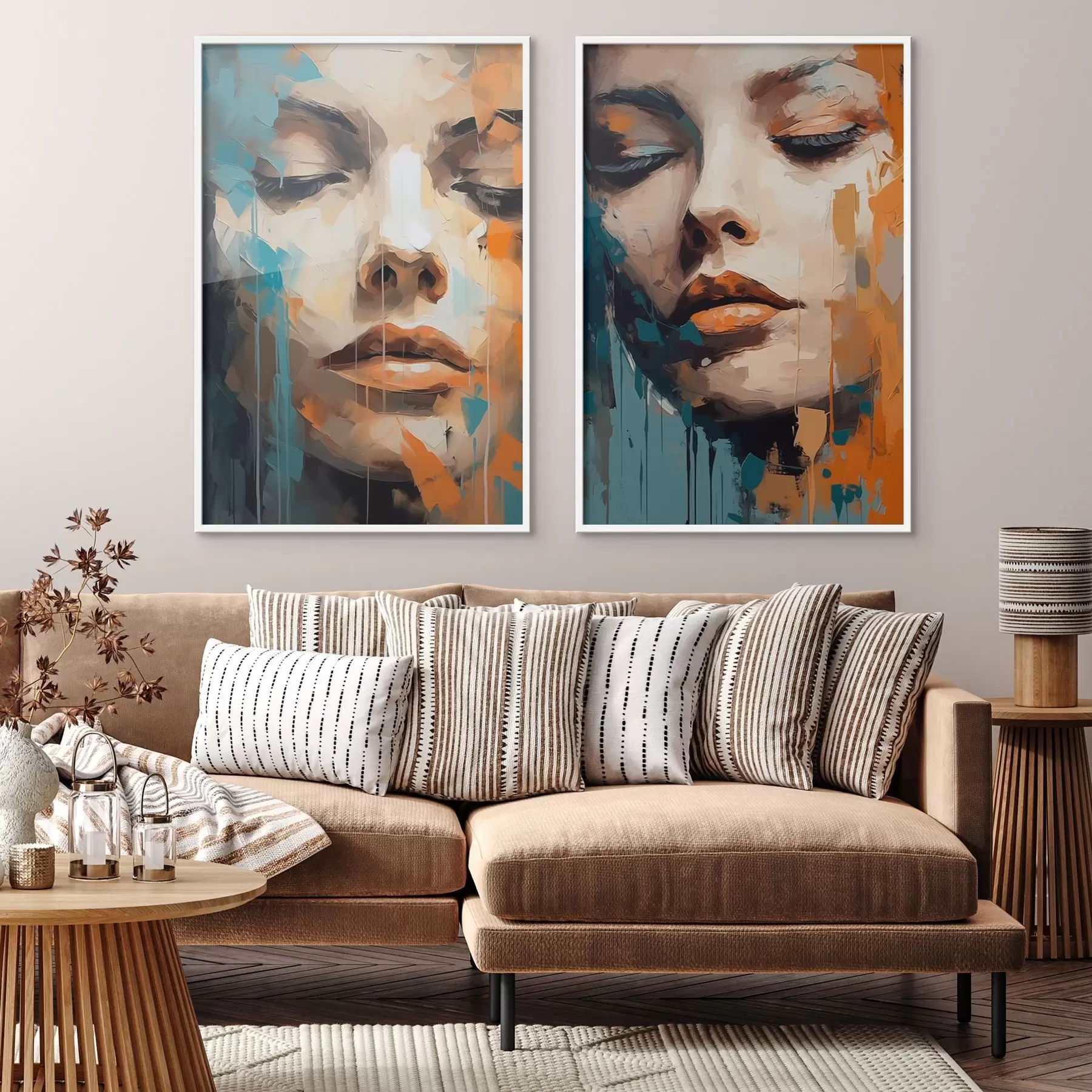 carta da parati Ritratti astratti nr. d01196