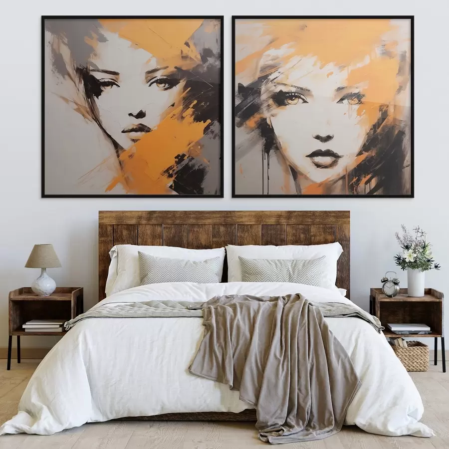 carta da parati Ritratti astratti nr. d01197