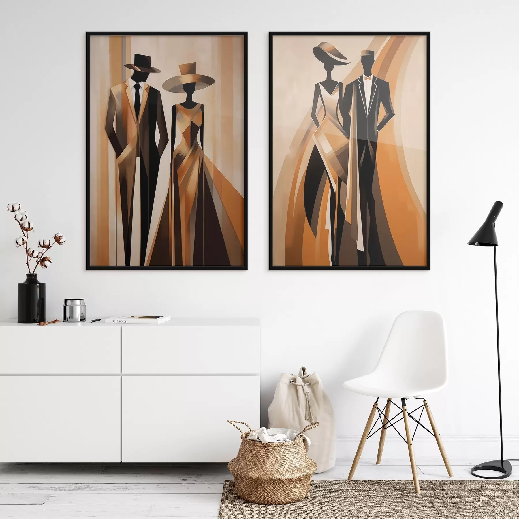 carta da parati Coppia astratta nr. d01200