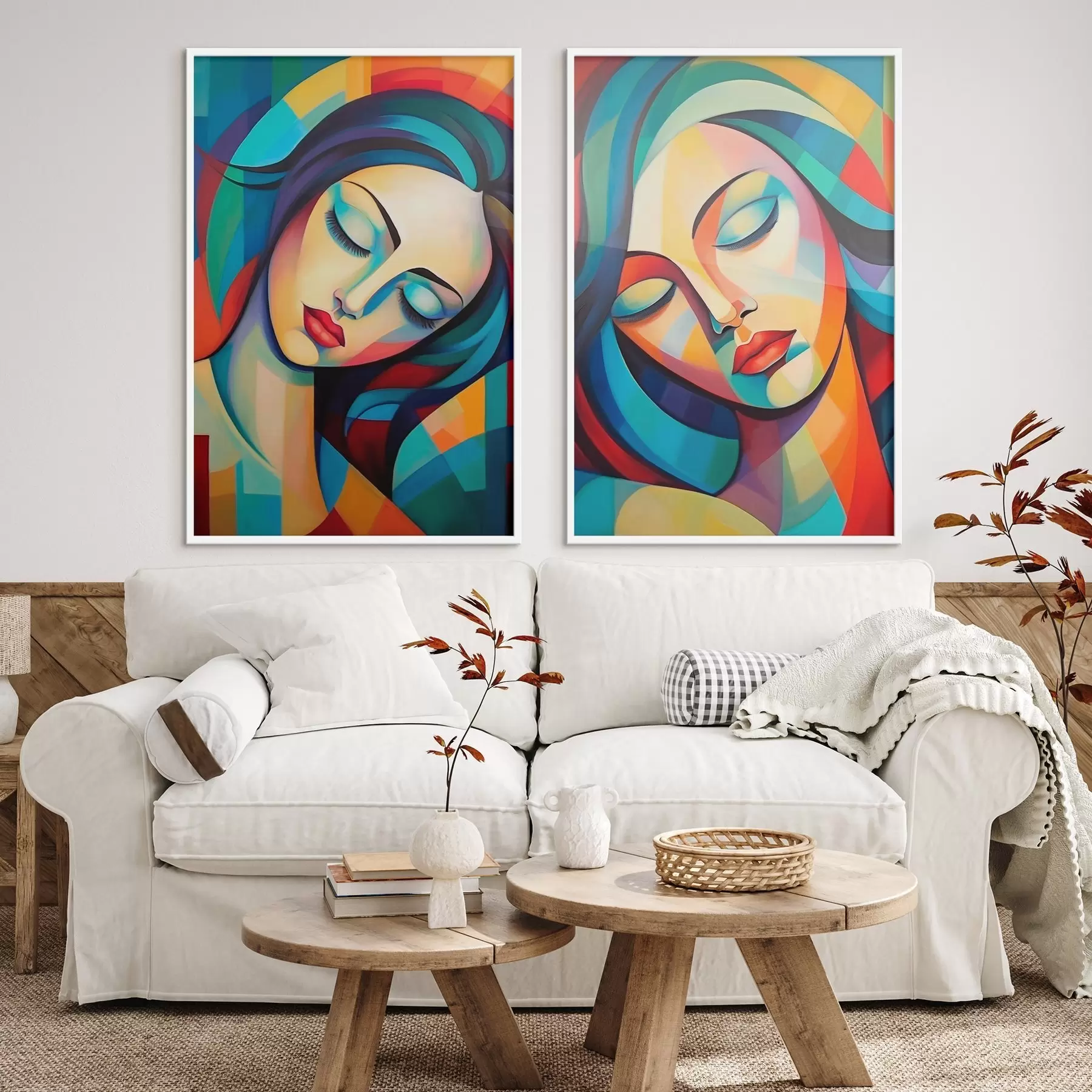 carta da parati Ritratti astratti nr. d01203