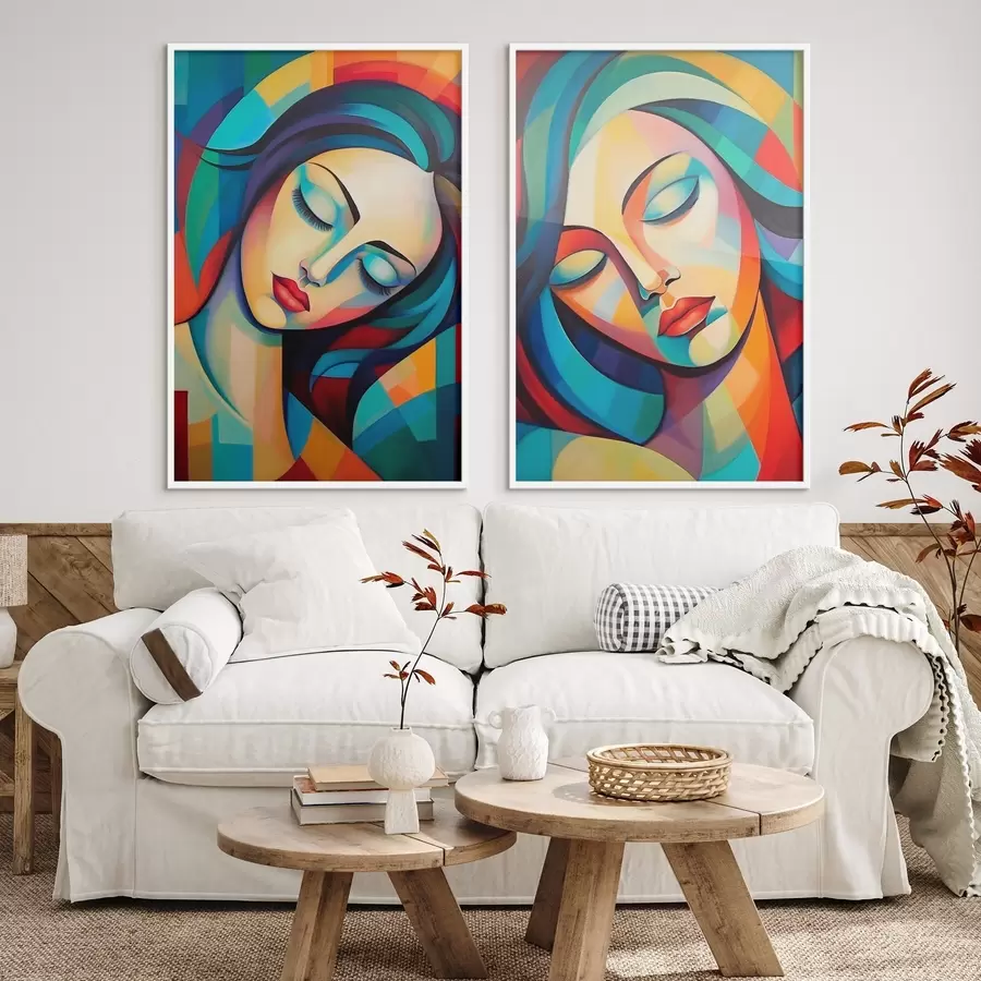 carta da parati Ritratti astratti nr. d01203