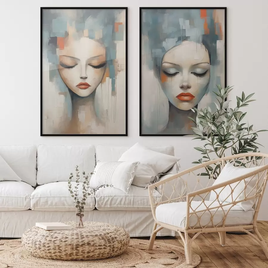 carta da parati Ritratti astratti nr. d01204