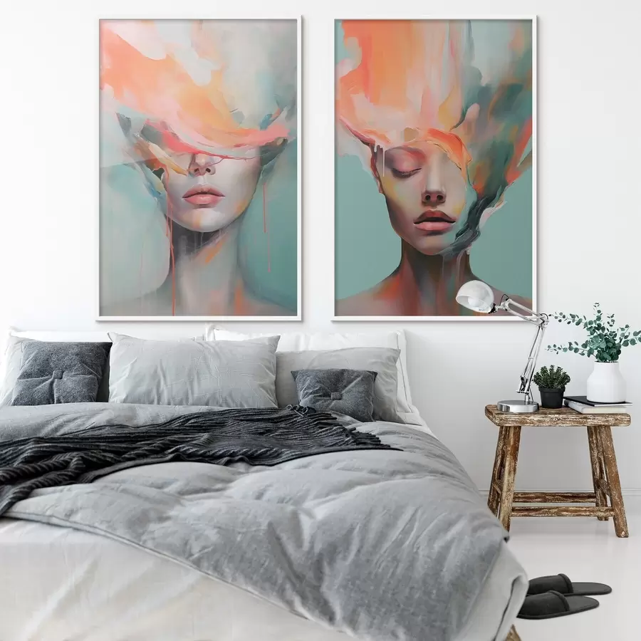 carta da parati Ritratti astratti nr. d01211