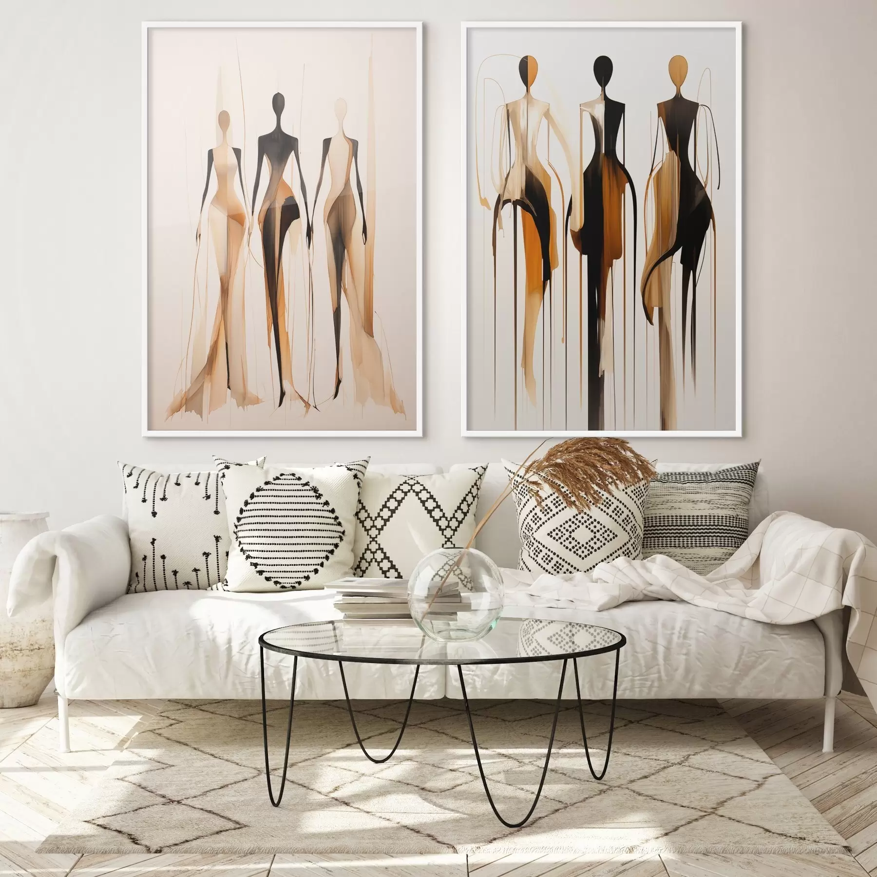 carta da parati Silhouette astratte nr. d01214