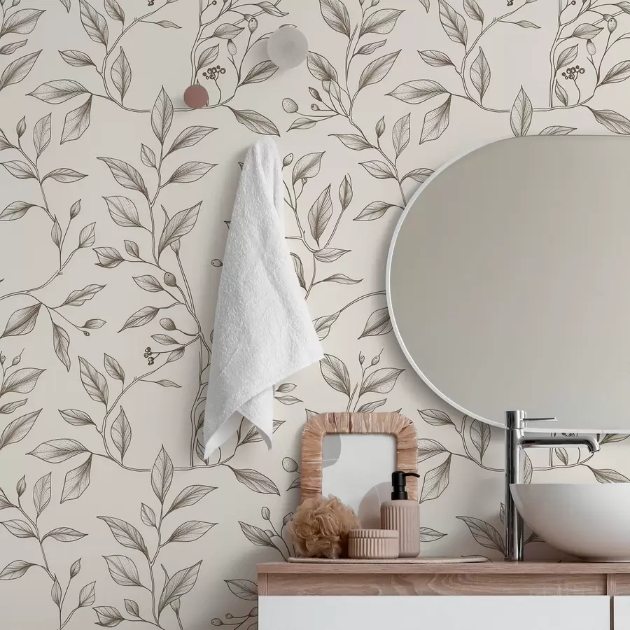 carta da parati Rami delicati nr. a01147