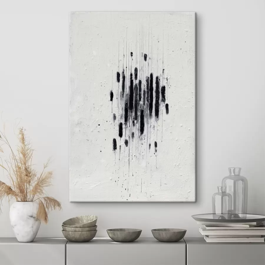 carta da parati Arte minimalista con pennellate espressive e contorni sfumati in stile pittorico moderno nr. s46957