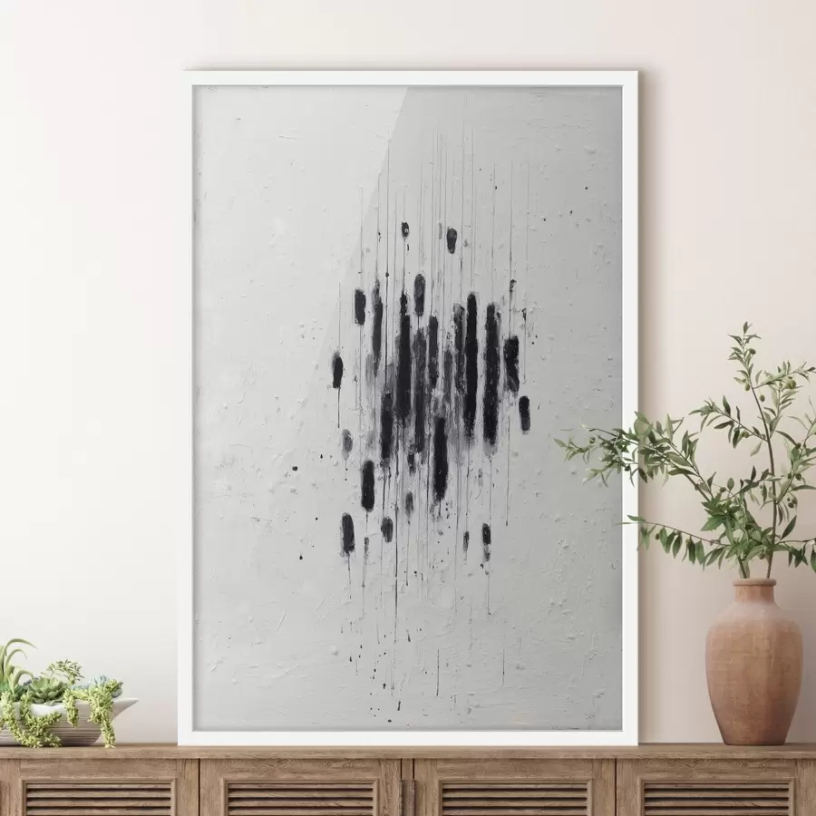 carta da parati Arte minimalista con pennellate espressive e contorni sfumati in stile pittorico moderno nr. f46957