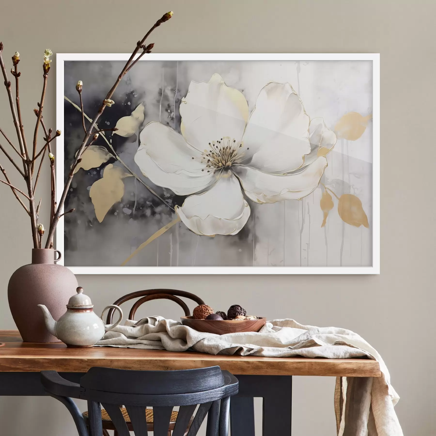 carta da parati Grande fiore astratto nr. f47643