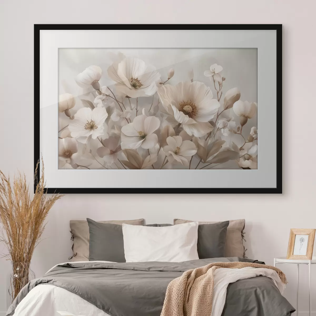 Poster Grandi fiori su sfondo chiaro f47645