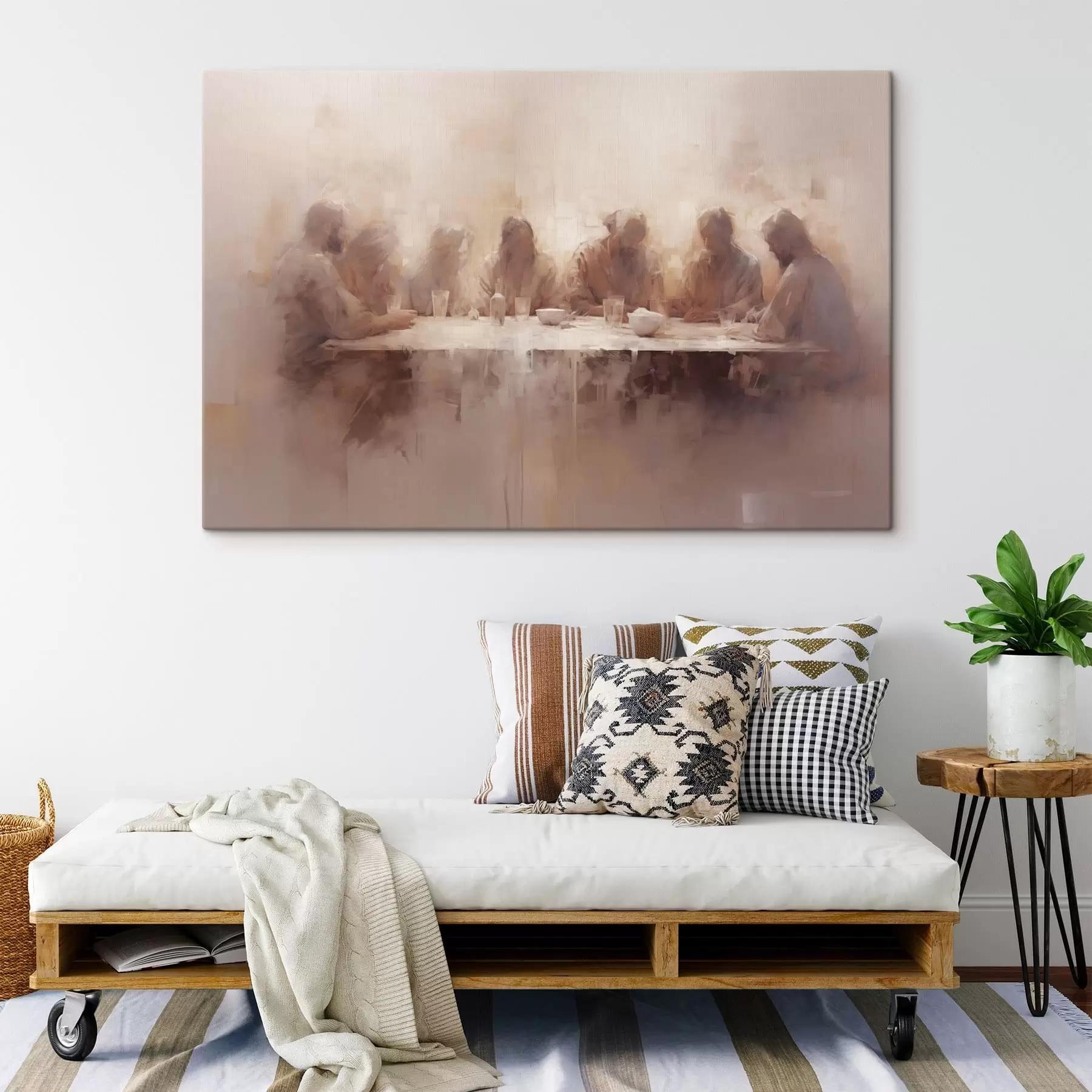 carta da parati Cena a un grande tavolo nr. s47671