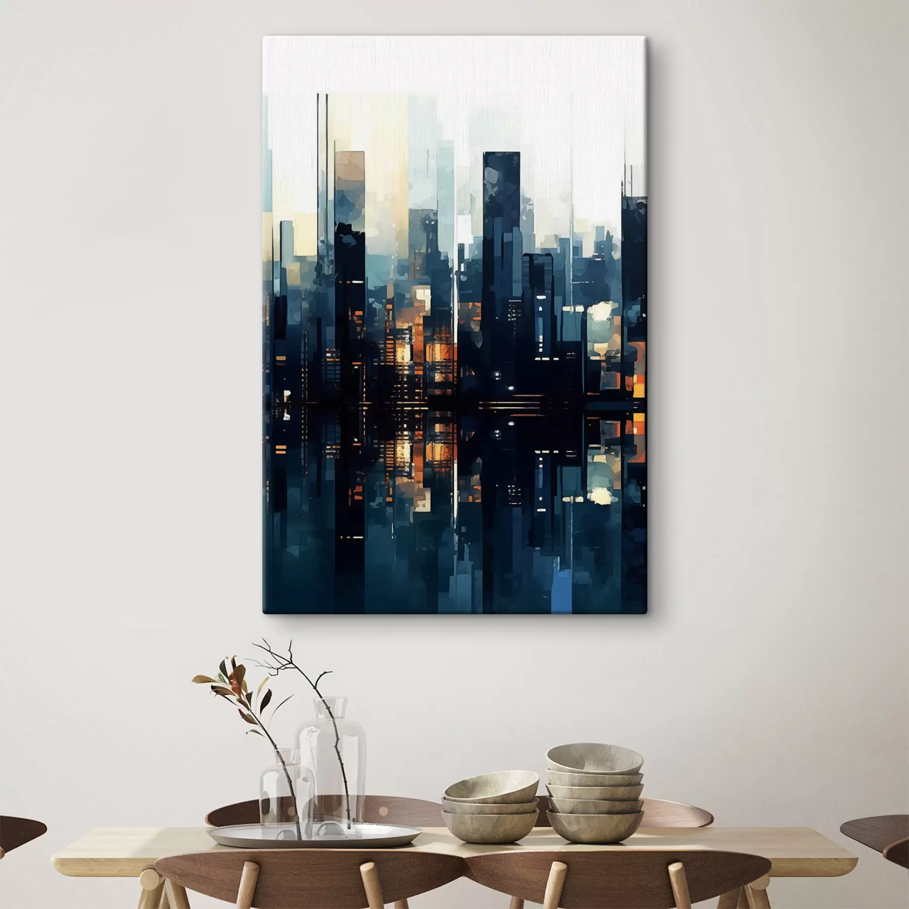 carta da parati Tramonto serale in una grande città nr. s47676