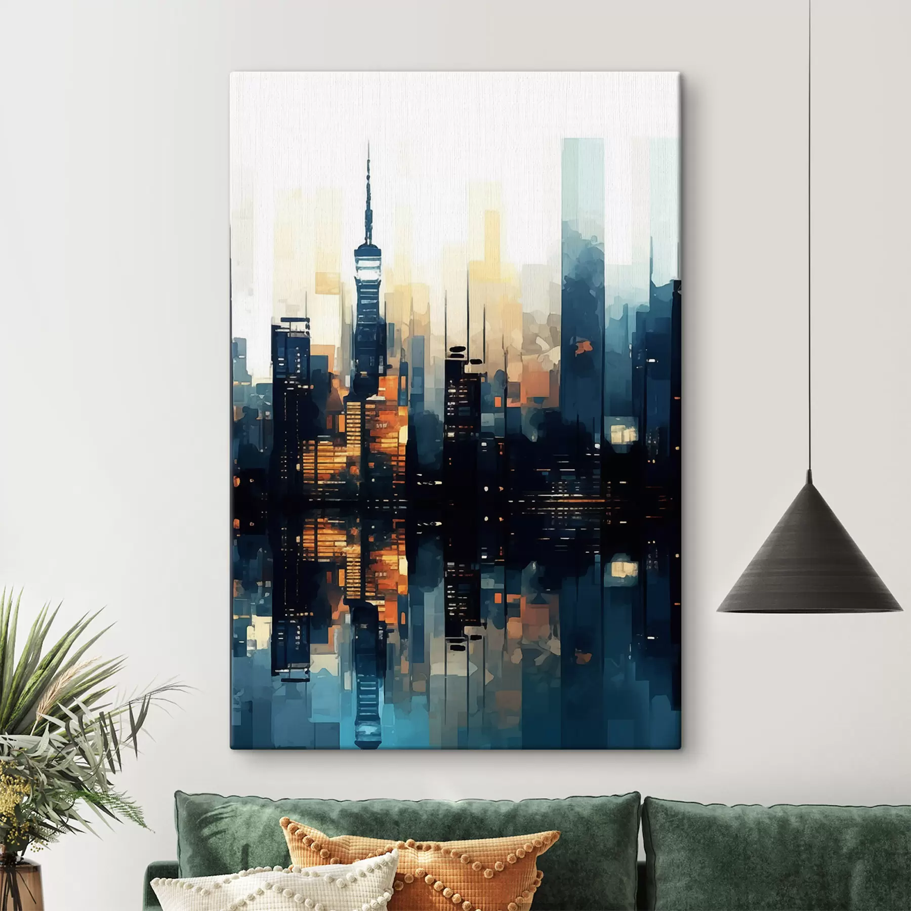 carta da parati Tramonto serale in una grande città nr. s47677