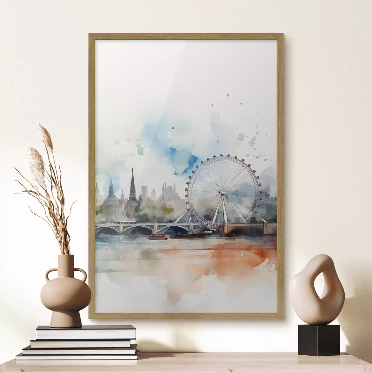 Poster Paesaggio e carezza f47681