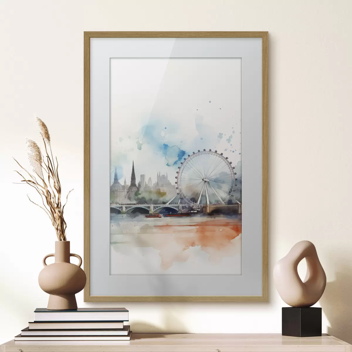 Poster Paesaggio e carezza f47681