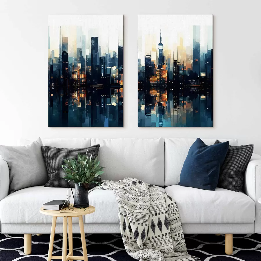 carta da parati Skyline notturno nr. m01259