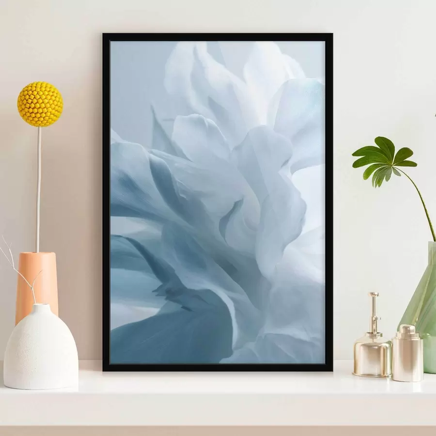 carta da parati petali delicati nei toni del blu nr. f47692