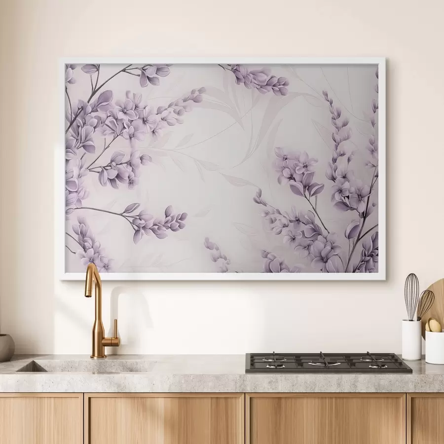 carta da parati Rami di lavanda nr. f47706