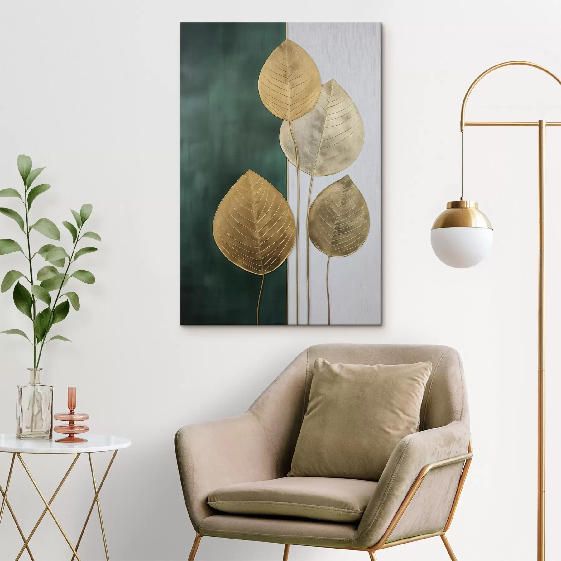 carta da parati Foglie astratte nr. s47718