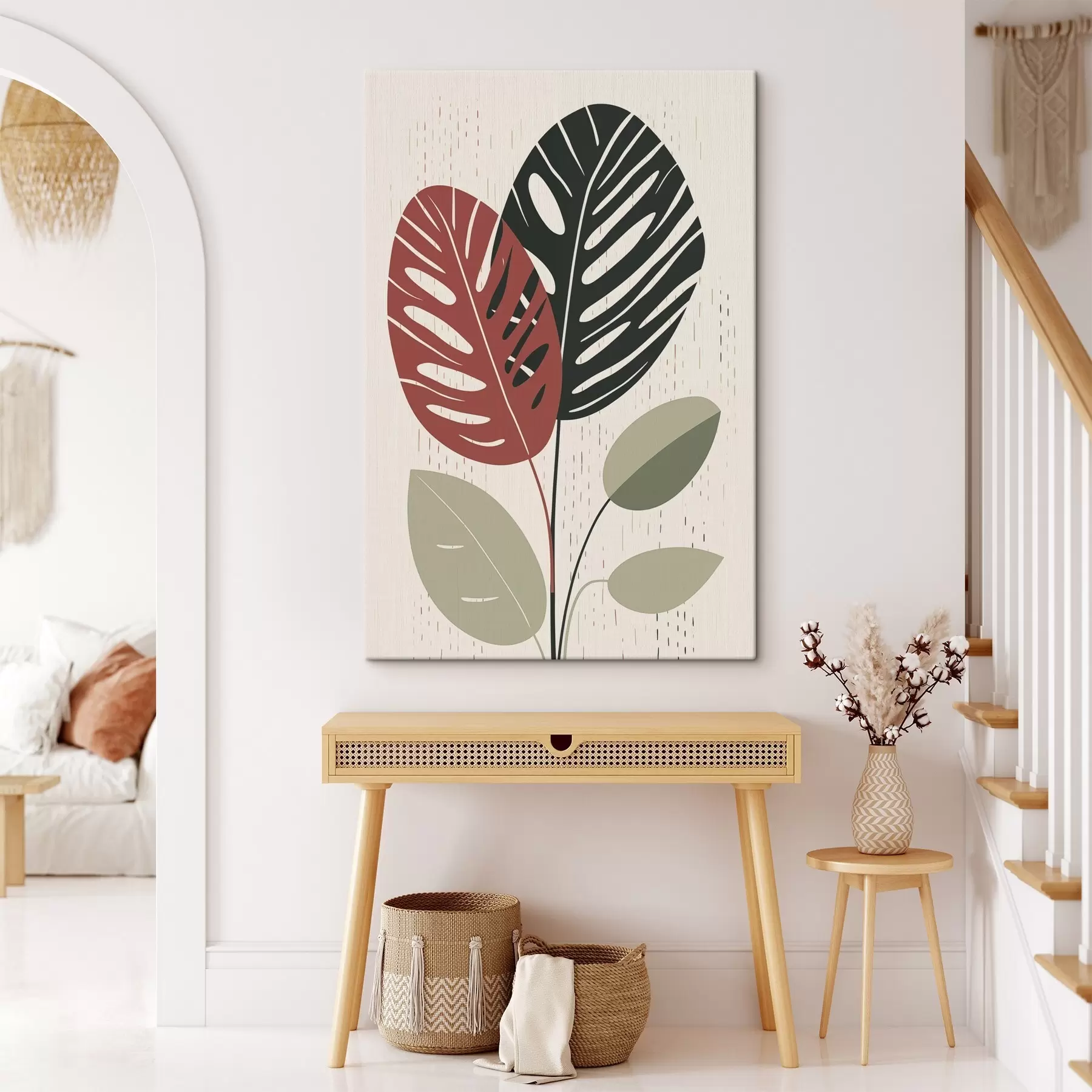 carta da parati Foglie tropicali nr. s47728