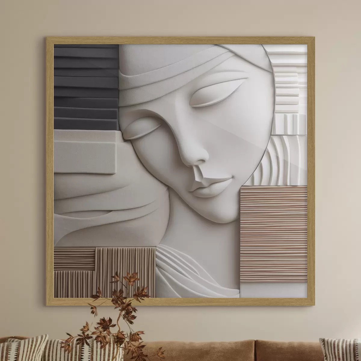 Poster Volto e enigma f47709