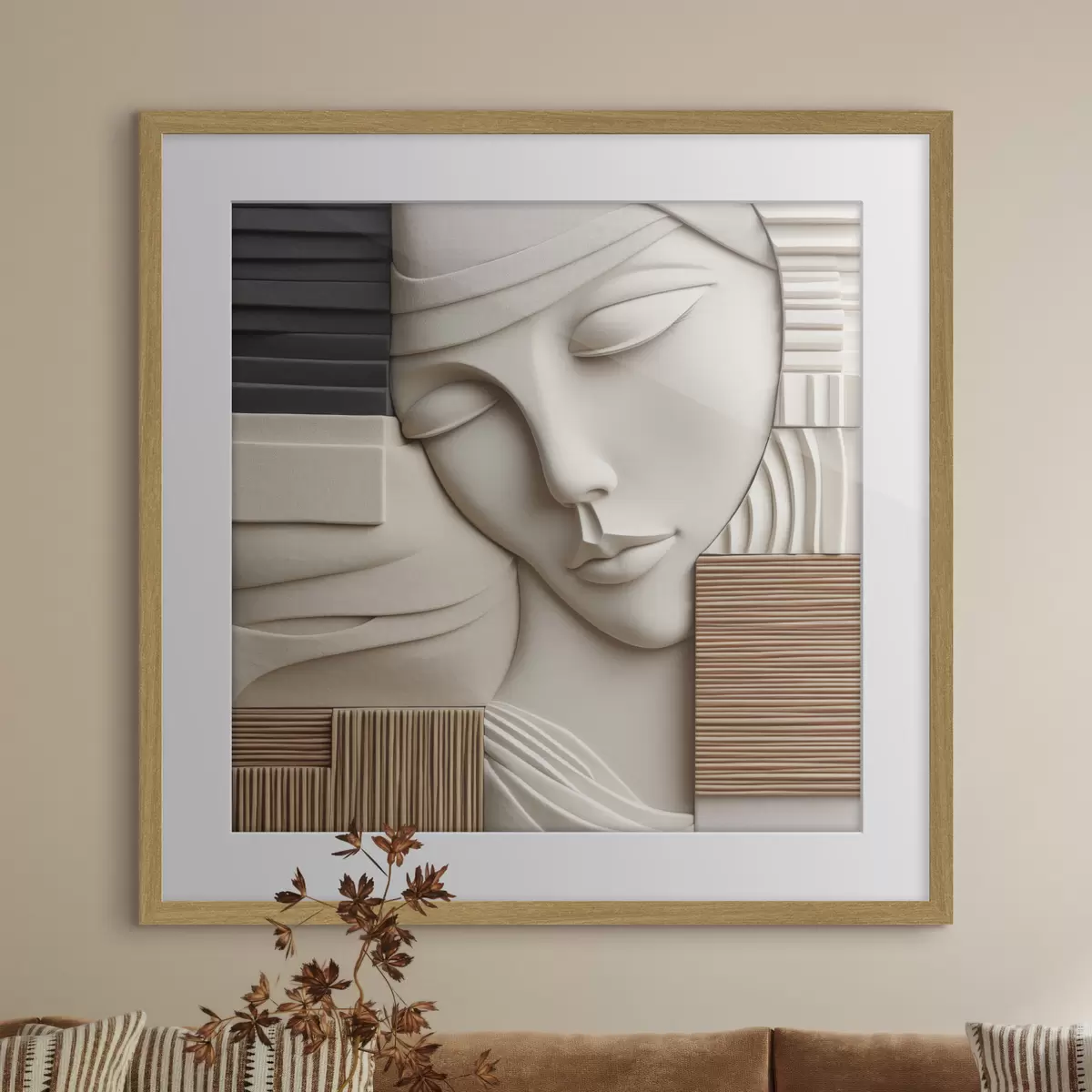 Poster Volto e enigma f47709
