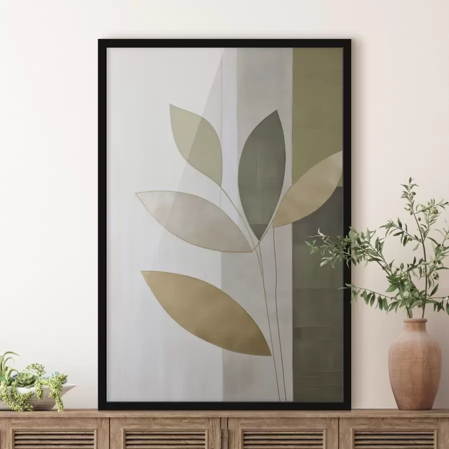 carta da parati Astrazione con le foglie nr. f47713