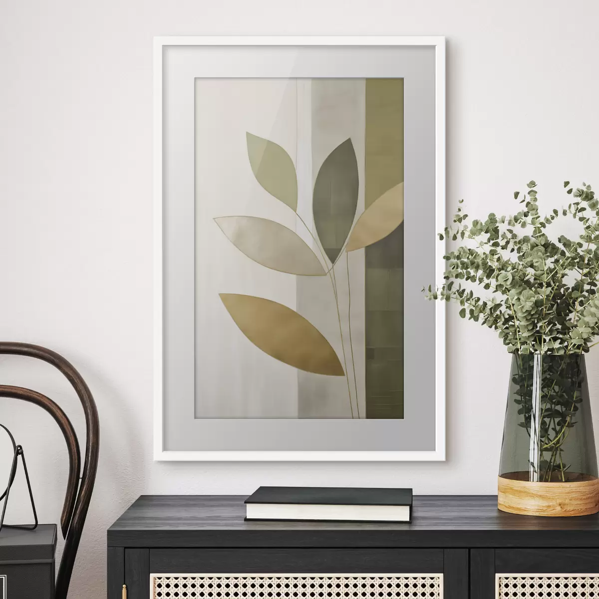Poster Astrazione con le foglie f47713