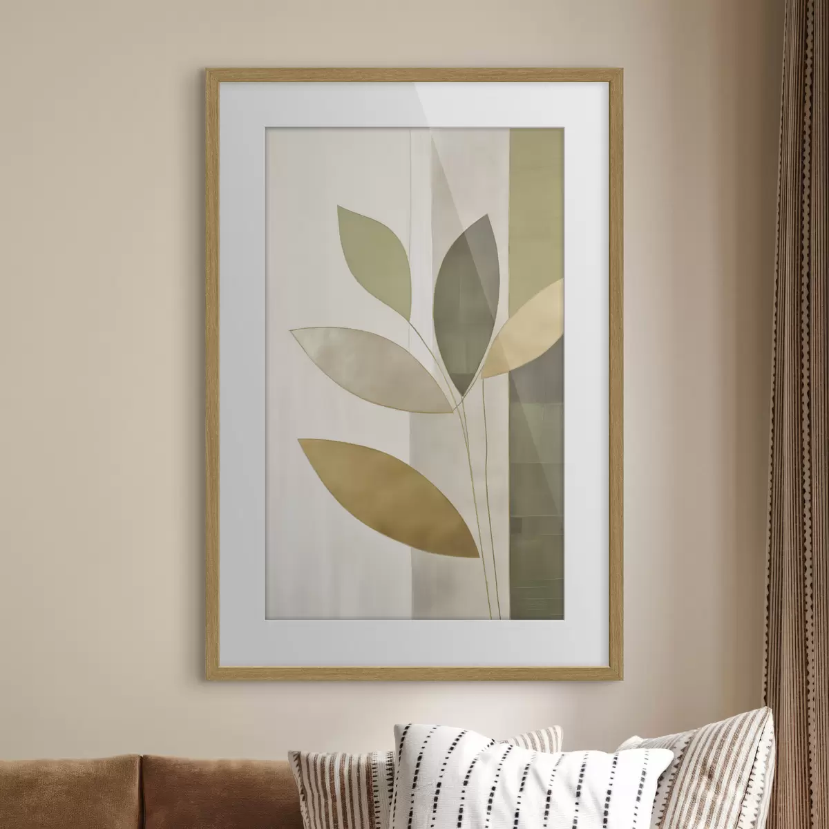 Poster Astrazione con le foglie f47713