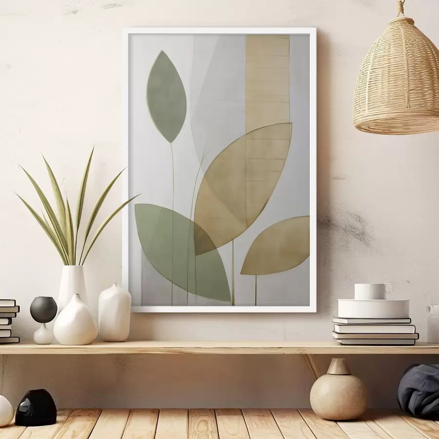 carta da parati Astrazione con fogliame nr. f47714