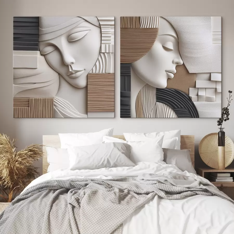 carta da parati Ritratto astratto nr. m01289