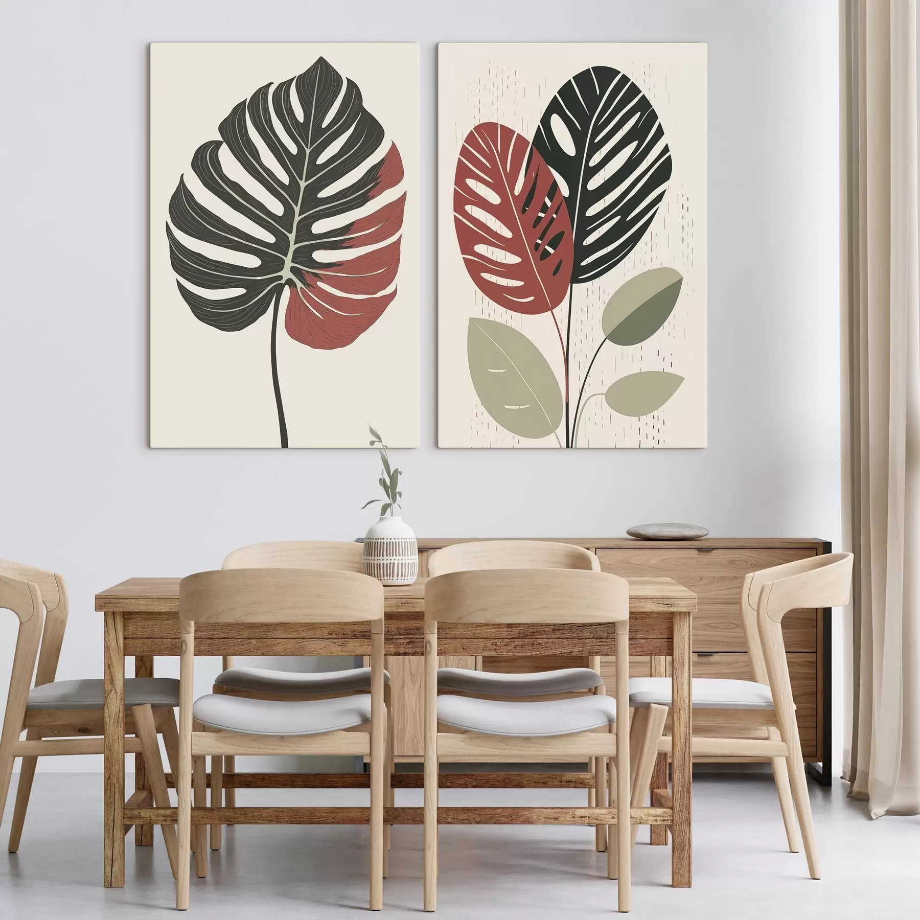 carta da parati Foglie tropicali nr. m01298