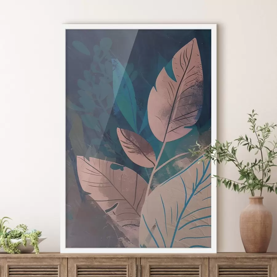 carta da parati Rami e foglie, astrazione nr. f47749