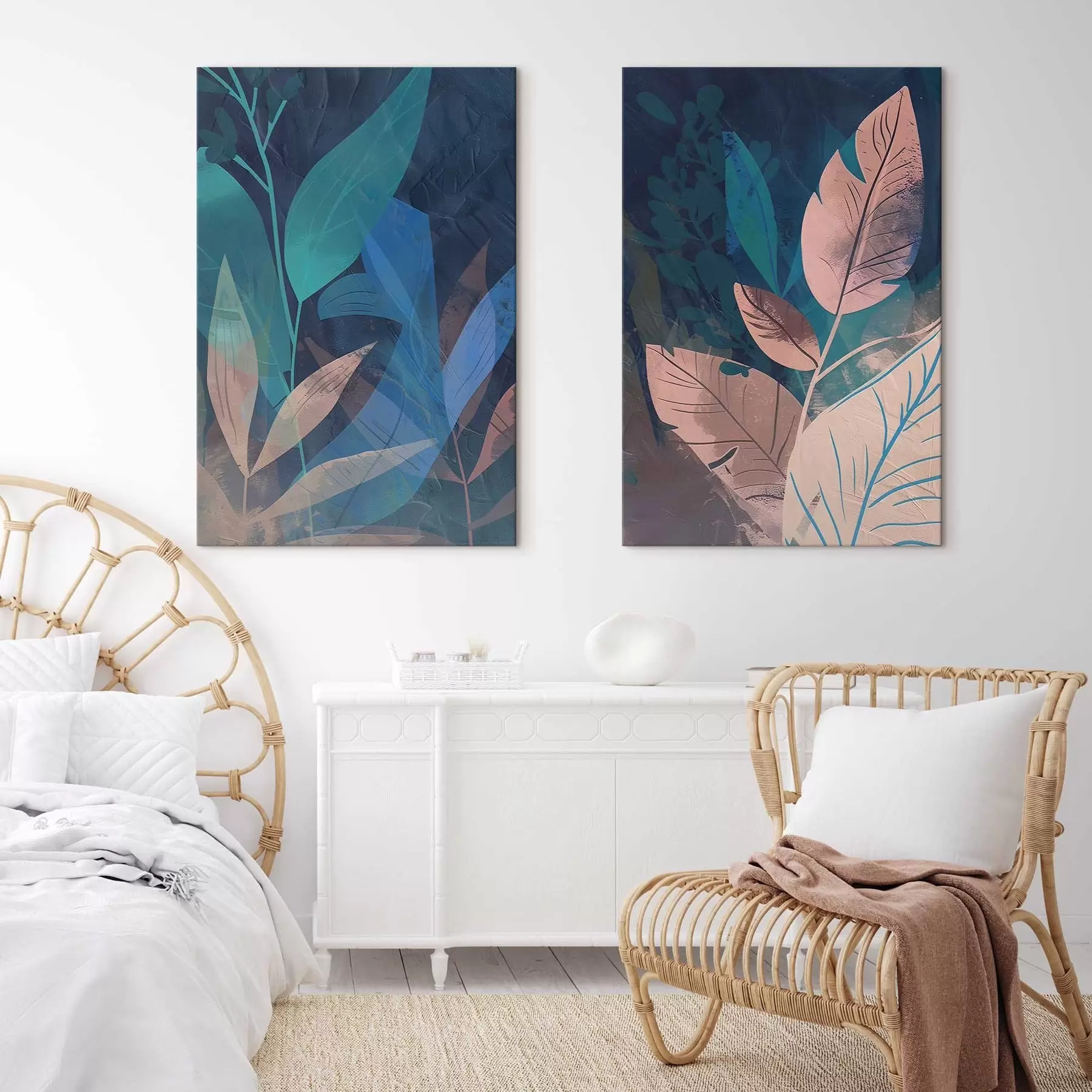 carta da parati Rami e foglie, astratto nr. m01301