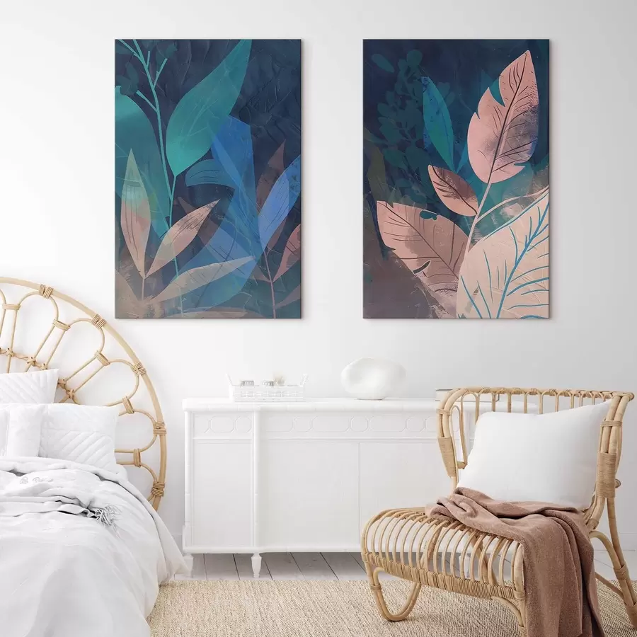 carta da parati Rami e foglie, astratto nr. m01301