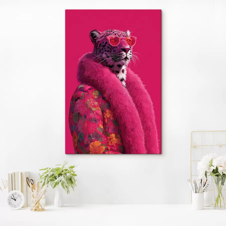 carta da parati Leopardo in un cappotto glamour nr. s47734