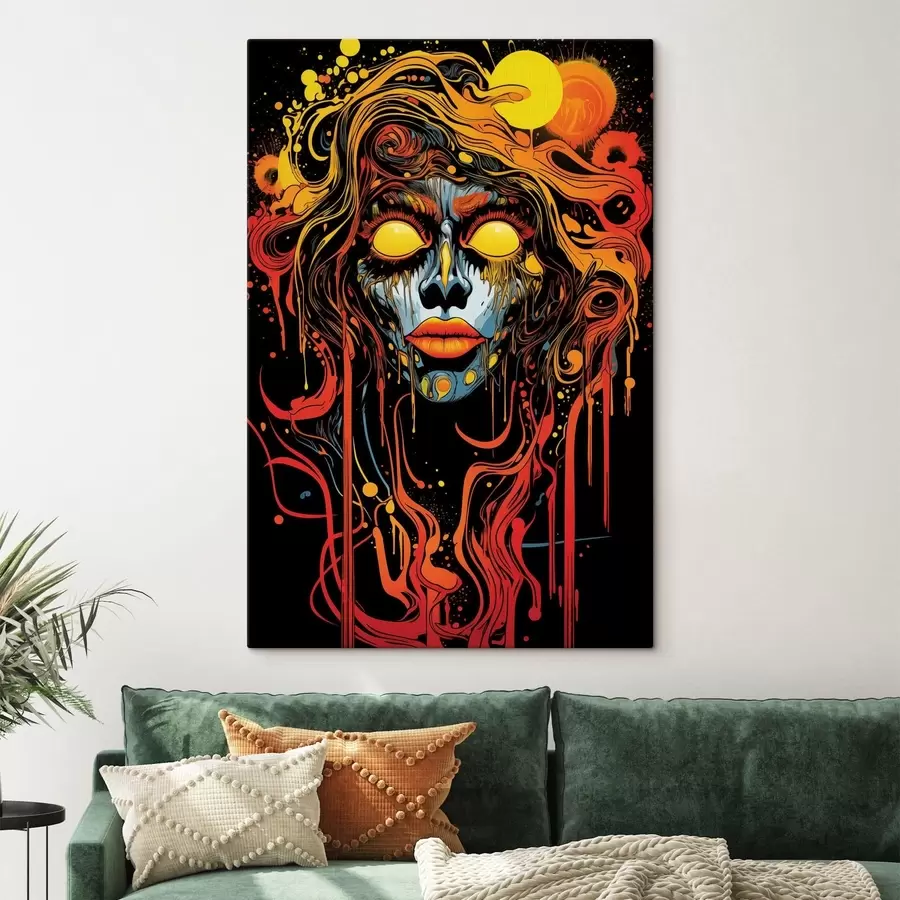 carta da parati Ritratto astratto luminoso nr. s47738